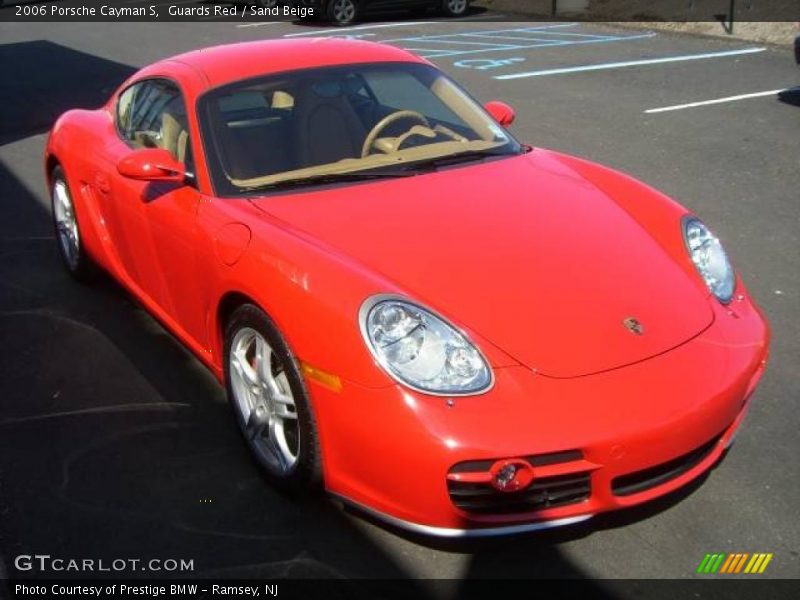 Guards Red / Sand Beige 2006 Porsche Cayman S