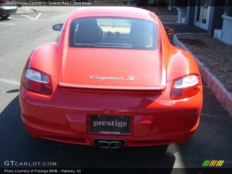 Guards Red / Sand Beige 2006 Porsche Cayman S