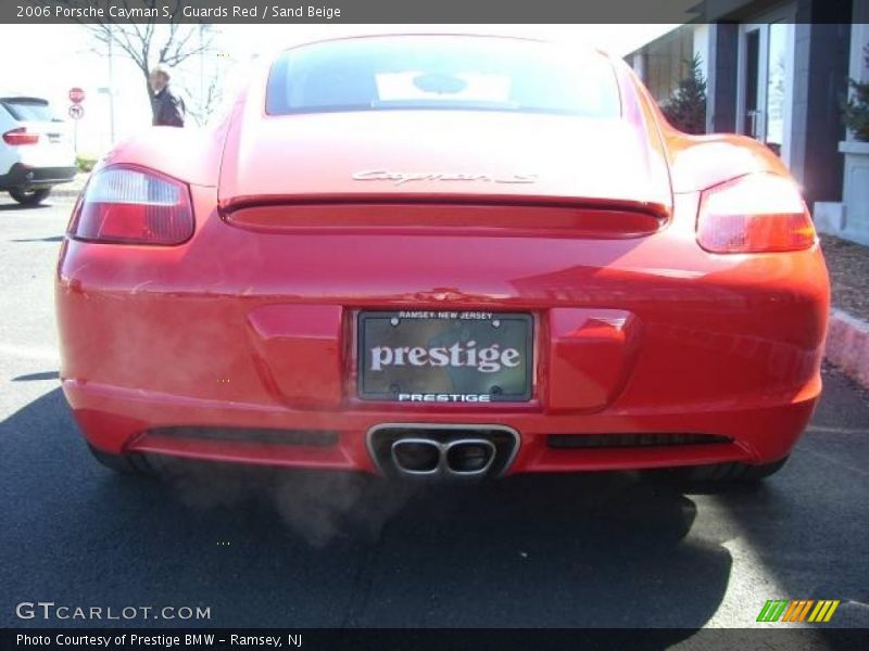 Guards Red / Sand Beige 2006 Porsche Cayman S