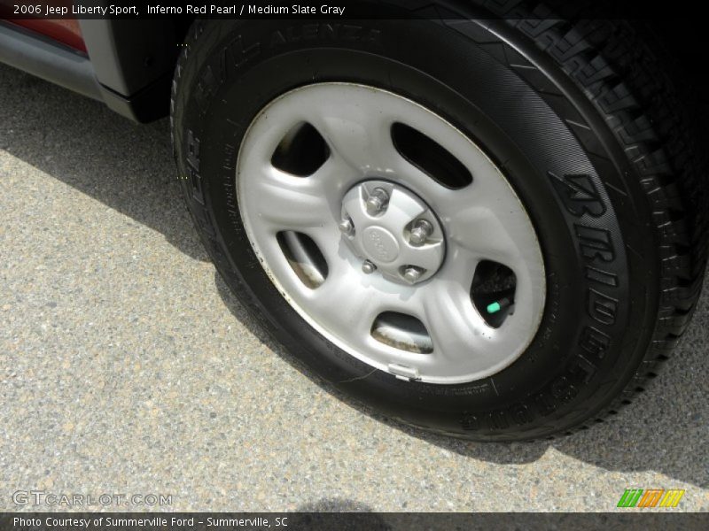 Inferno Red Pearl / Medium Slate Gray 2006 Jeep Liberty Sport
