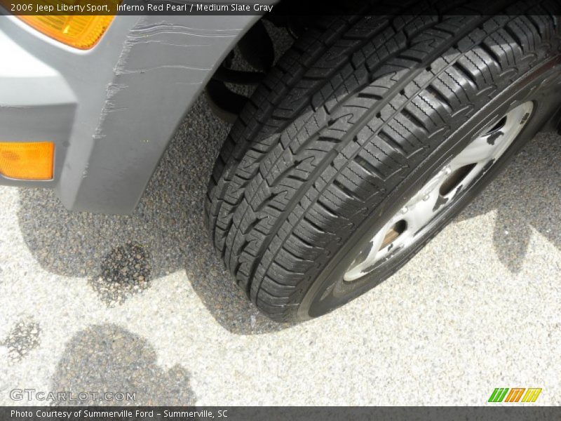 Inferno Red Pearl / Medium Slate Gray 2006 Jeep Liberty Sport