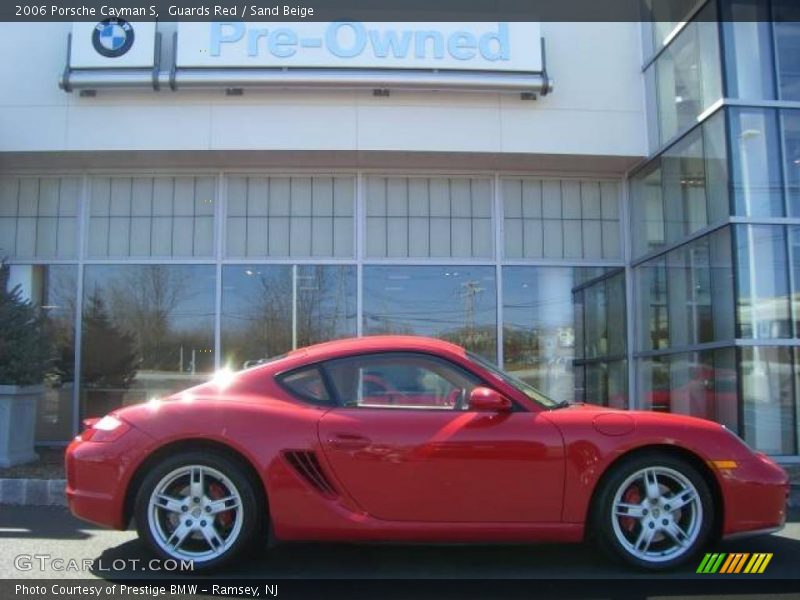 Guards Red / Sand Beige 2006 Porsche Cayman S