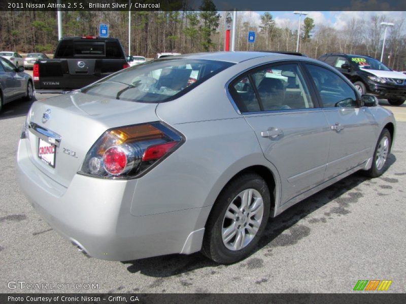 Brilliant Silver / Charcoal 2011 Nissan Altima 2.5 S