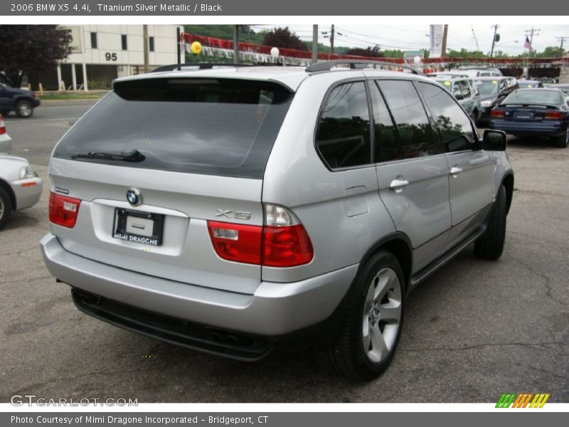 Titanium Silver Metallic / Black 2006 BMW X5 4.4i