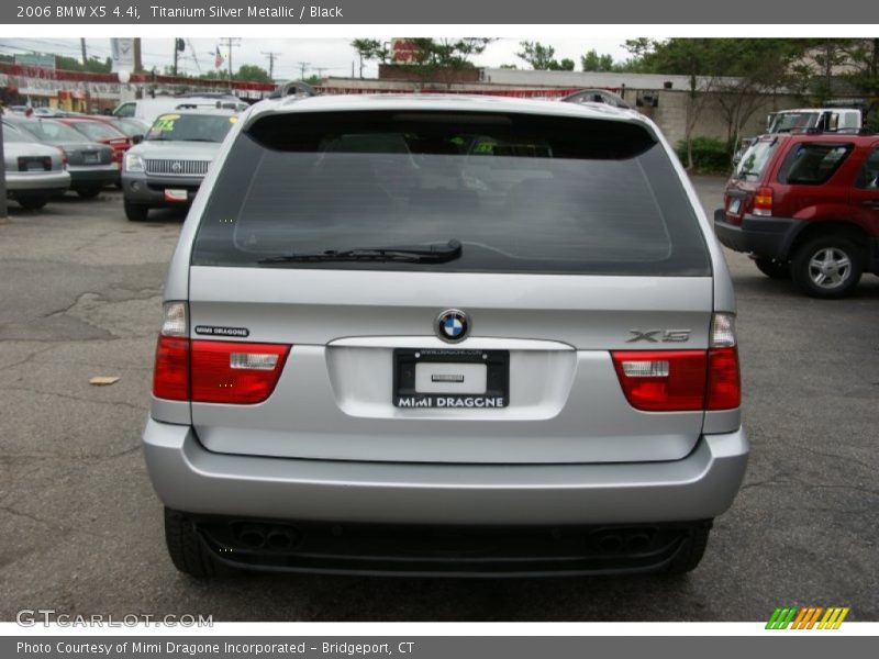 Titanium Silver Metallic / Black 2006 BMW X5 4.4i