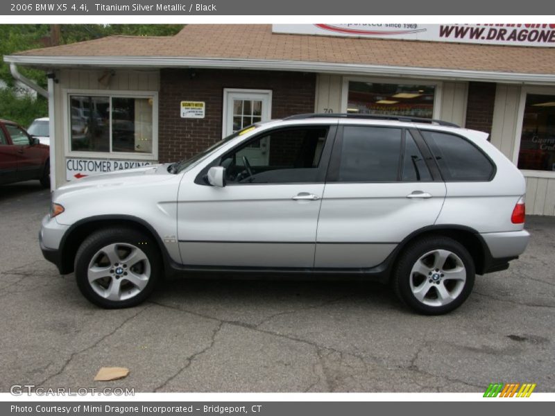 Titanium Silver Metallic / Black 2006 BMW X5 4.4i
