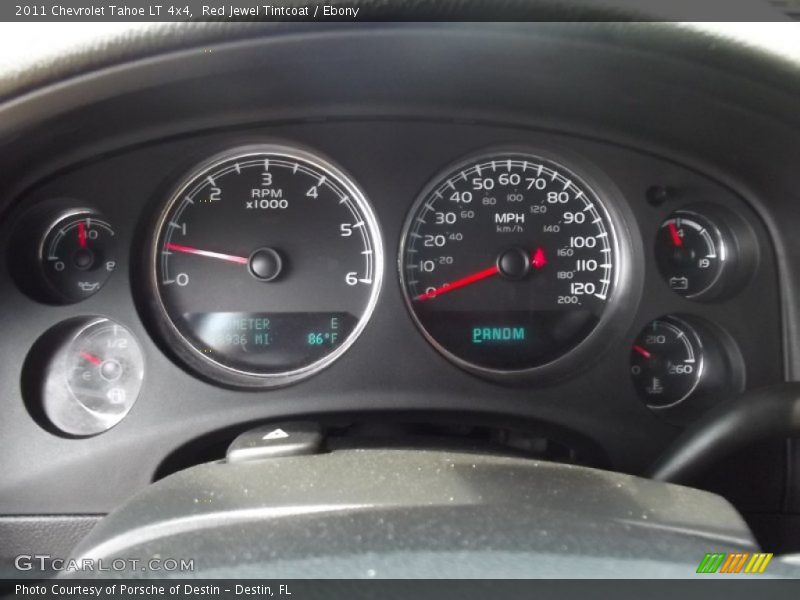Red Jewel Tintcoat / Ebony 2011 Chevrolet Tahoe LT 4x4