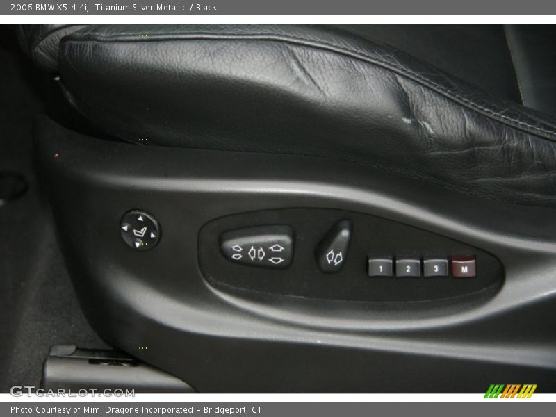 Titanium Silver Metallic / Black 2006 BMW X5 4.4i