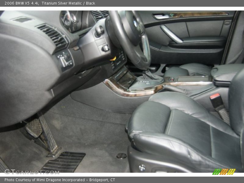 Titanium Silver Metallic / Black 2006 BMW X5 4.4i