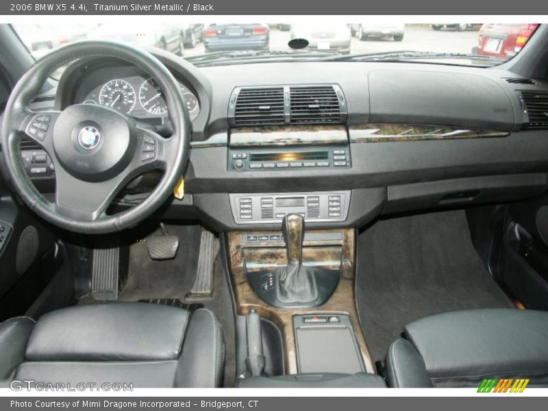 Titanium Silver Metallic / Black 2006 BMW X5 4.4i