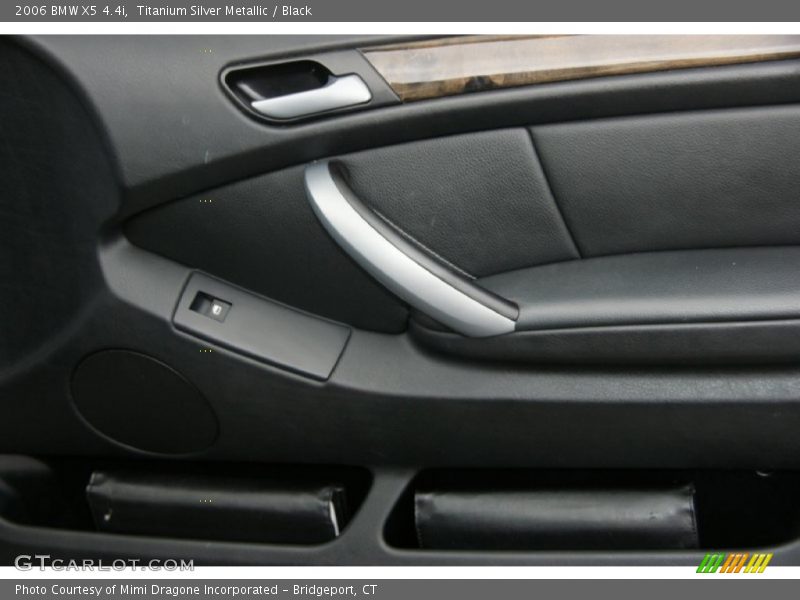 Titanium Silver Metallic / Black 2006 BMW X5 4.4i