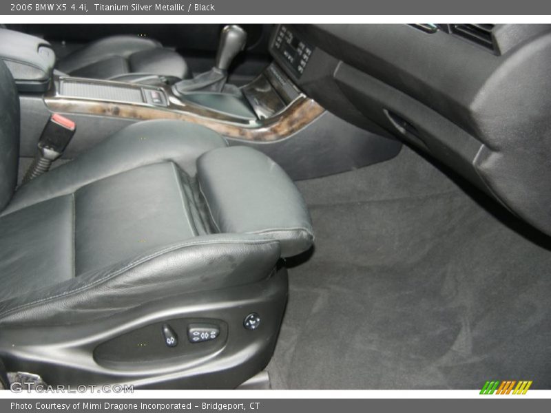 Titanium Silver Metallic / Black 2006 BMW X5 4.4i