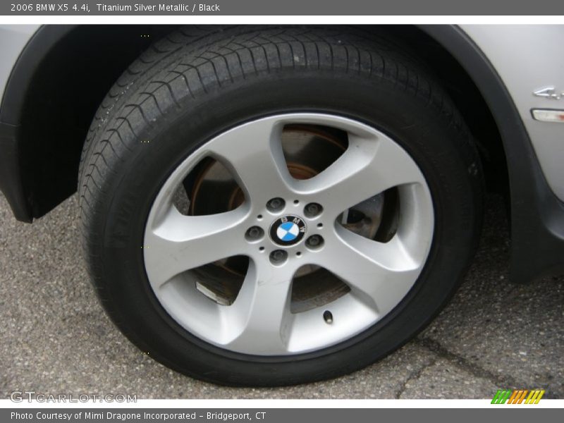 Titanium Silver Metallic / Black 2006 BMW X5 4.4i