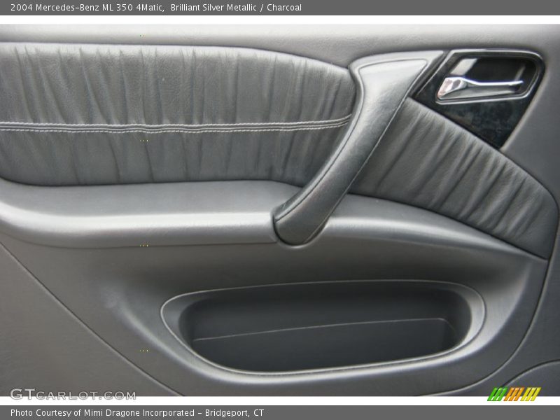 Brilliant Silver Metallic / Charcoal 2004 Mercedes-Benz ML 350 4Matic