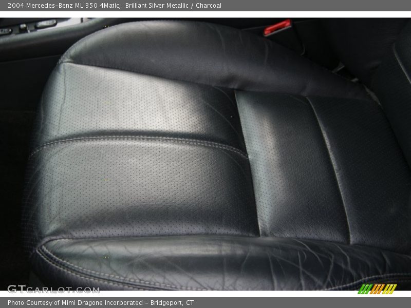 Brilliant Silver Metallic / Charcoal 2004 Mercedes-Benz ML 350 4Matic