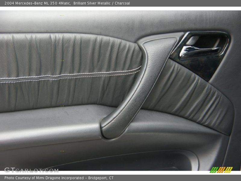 Brilliant Silver Metallic / Charcoal 2004 Mercedes-Benz ML 350 4Matic