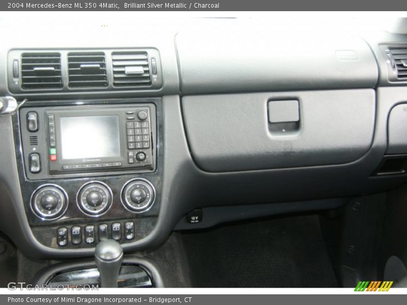 Brilliant Silver Metallic / Charcoal 2004 Mercedes-Benz ML 350 4Matic
