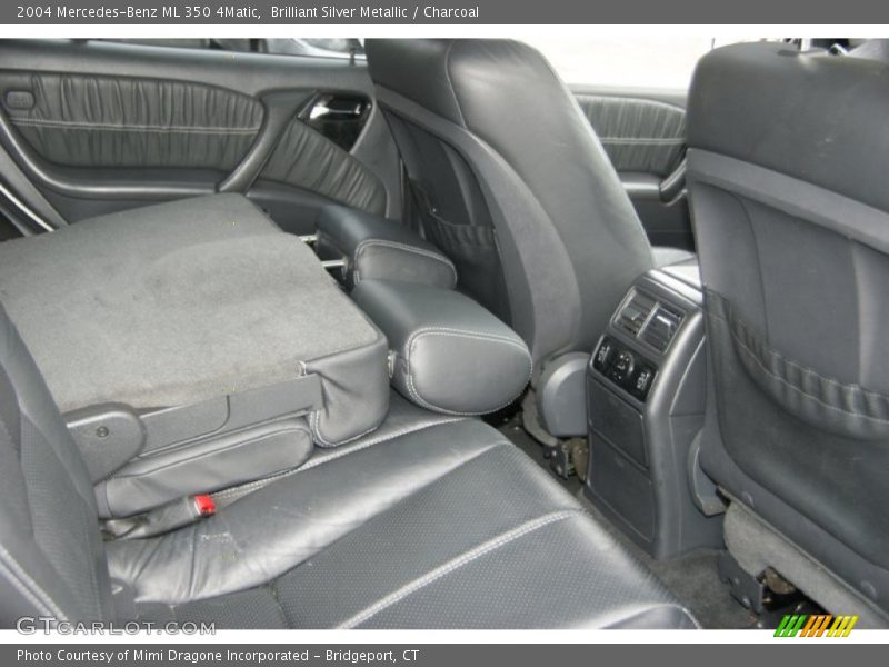 Brilliant Silver Metallic / Charcoal 2004 Mercedes-Benz ML 350 4Matic