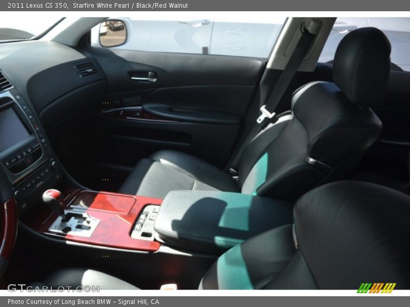 Starfire White Pearl / Black/Red Walnut 2011 Lexus GS 350