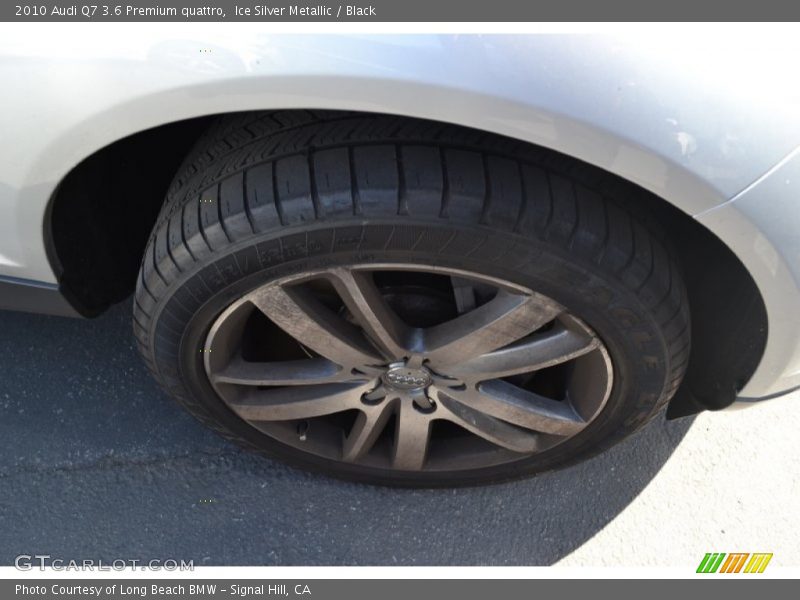 Ice Silver Metallic / Black 2010 Audi Q7 3.6 Premium quattro