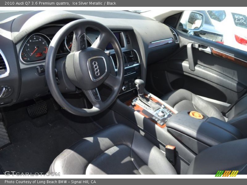 Ice Silver Metallic / Black 2010 Audi Q7 3.6 Premium quattro