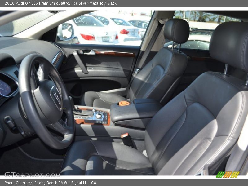 Ice Silver Metallic / Black 2010 Audi Q7 3.6 Premium quattro