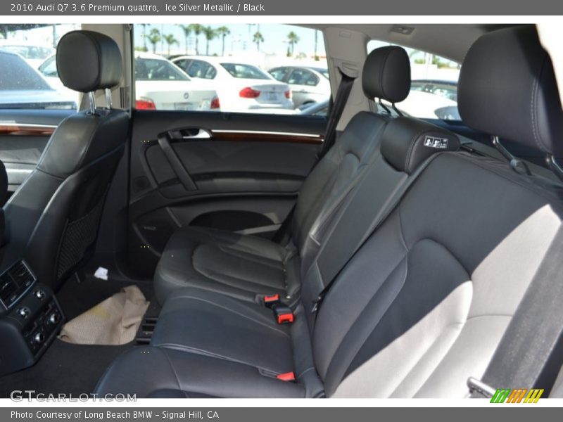 Ice Silver Metallic / Black 2010 Audi Q7 3.6 Premium quattro