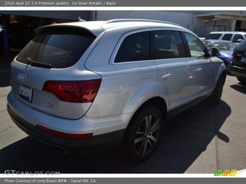 Ice Silver Metallic / Black 2010 Audi Q7 3.6 Premium quattro