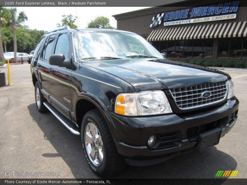 Black / Medium Parchment 2005 Ford Explorer Limited