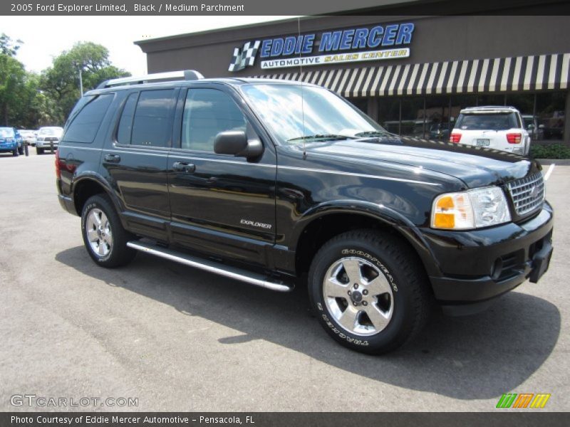 Black / Medium Parchment 2005 Ford Explorer Limited