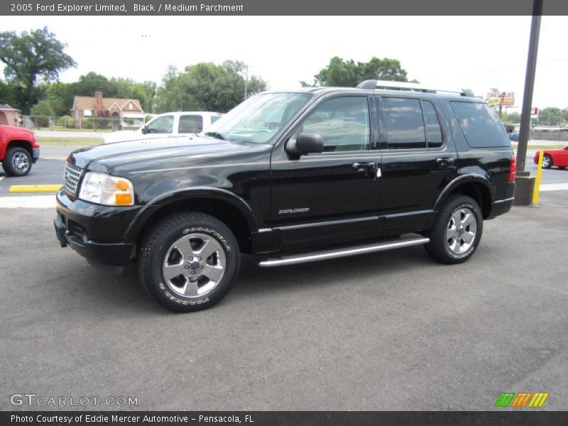 Black / Medium Parchment 2005 Ford Explorer Limited