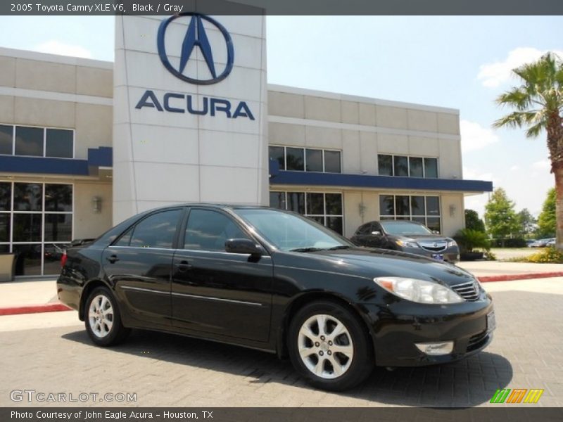 Black / Gray 2005 Toyota Camry XLE V6