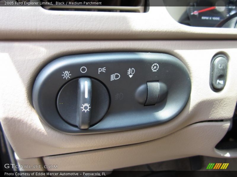 Controls of 2005 Explorer Limited