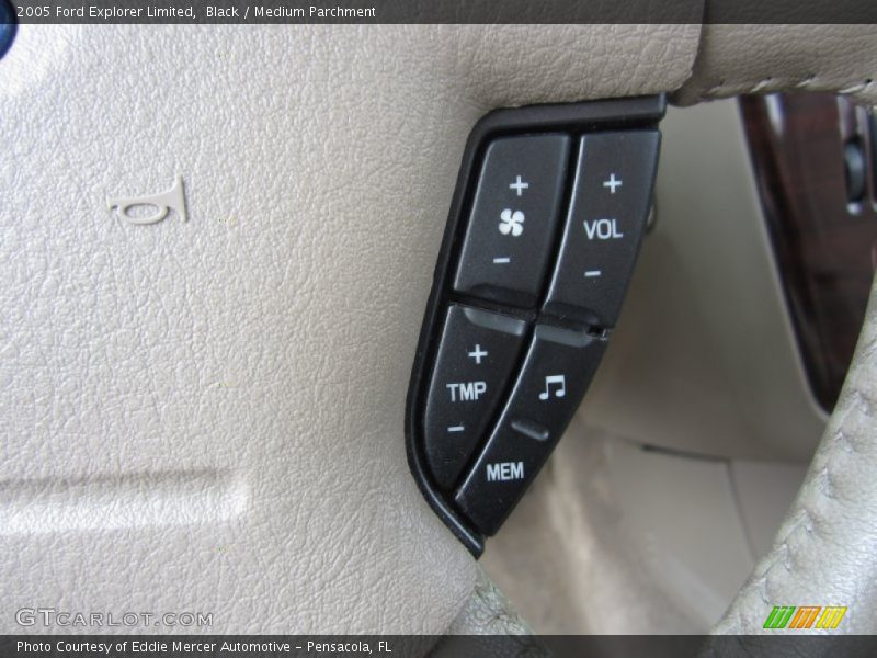 Controls of 2005 Explorer Limited