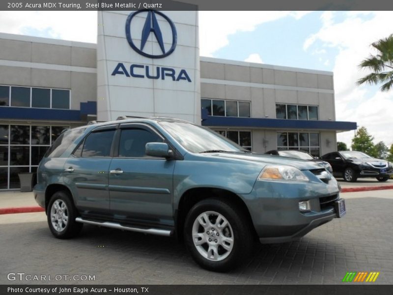 Steel Blue Metallic / Quartz 2005 Acura MDX Touring