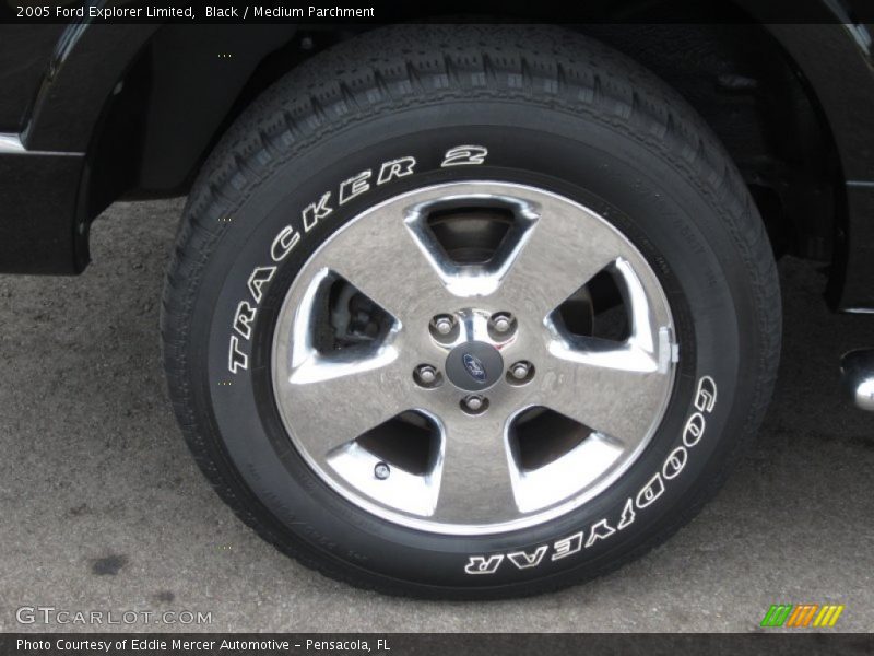 Black / Medium Parchment 2005 Ford Explorer Limited