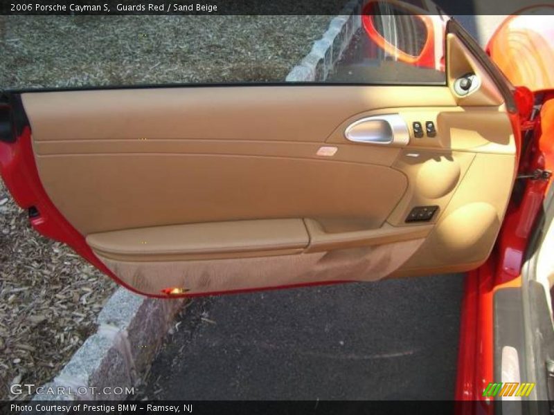 Guards Red / Sand Beige 2006 Porsche Cayman S