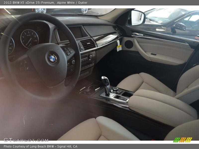 Alpine White / Oyster 2013 BMW X5 xDrive 35i Premium