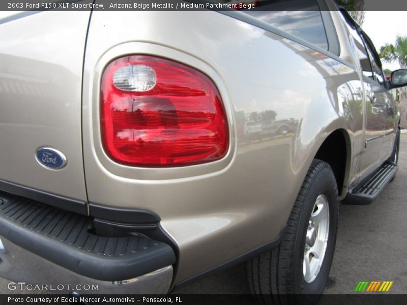 Arizona Beige Metallic / Medium Parchment Beige 2003 Ford F150 XLT SuperCrew