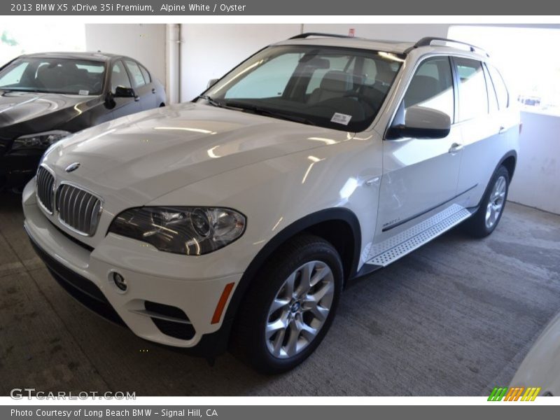Alpine White / Oyster 2013 BMW X5 xDrive 35i Premium