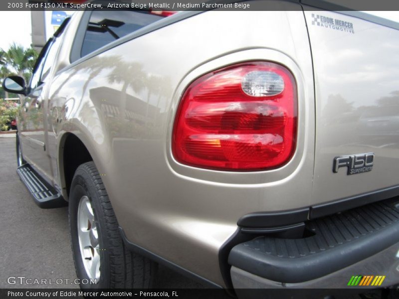 Arizona Beige Metallic / Medium Parchment Beige 2003 Ford F150 XLT SuperCrew