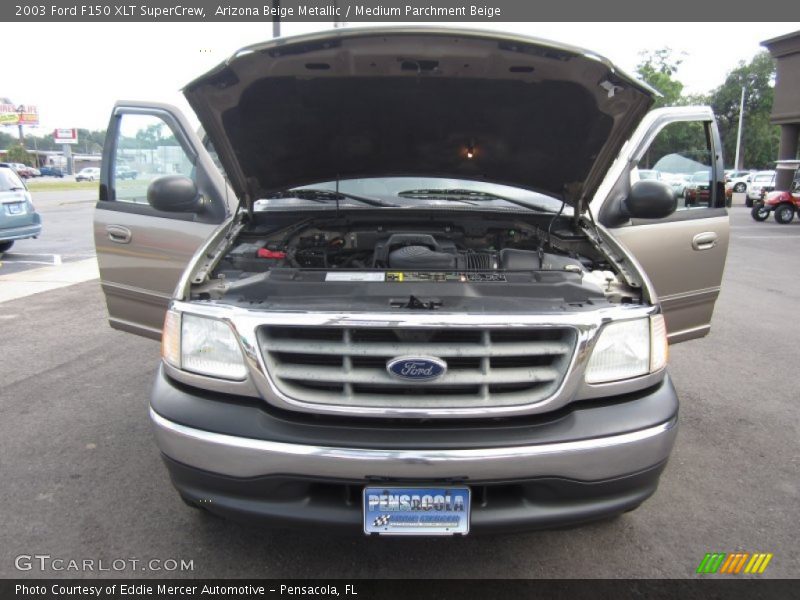 Arizona Beige Metallic / Medium Parchment Beige 2003 Ford F150 XLT SuperCrew