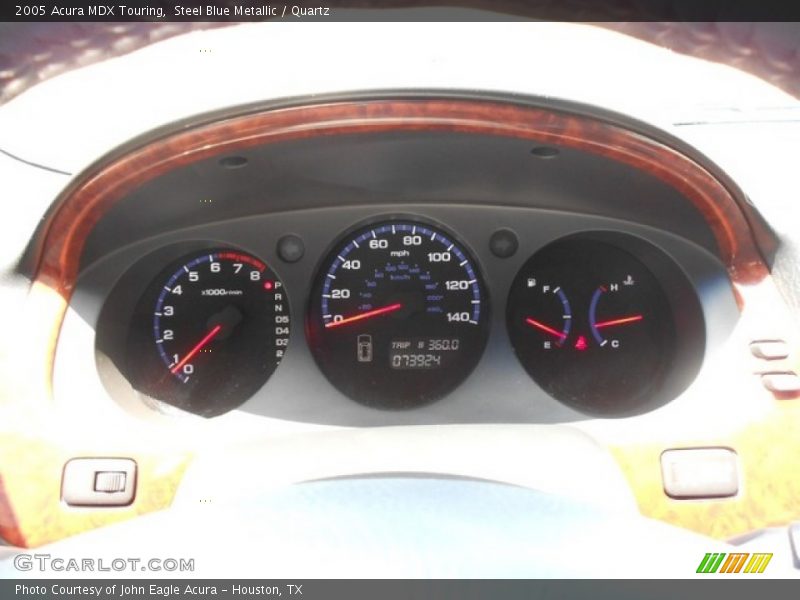 Steel Blue Metallic / Quartz 2005 Acura MDX Touring