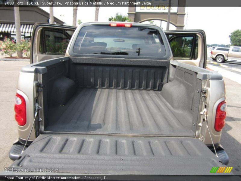Arizona Beige Metallic / Medium Parchment Beige 2003 Ford F150 XLT SuperCrew