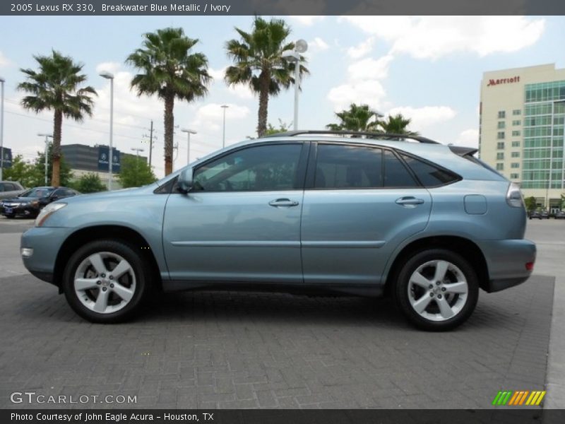 Breakwater Blue Metallic / Ivory 2005 Lexus RX 330