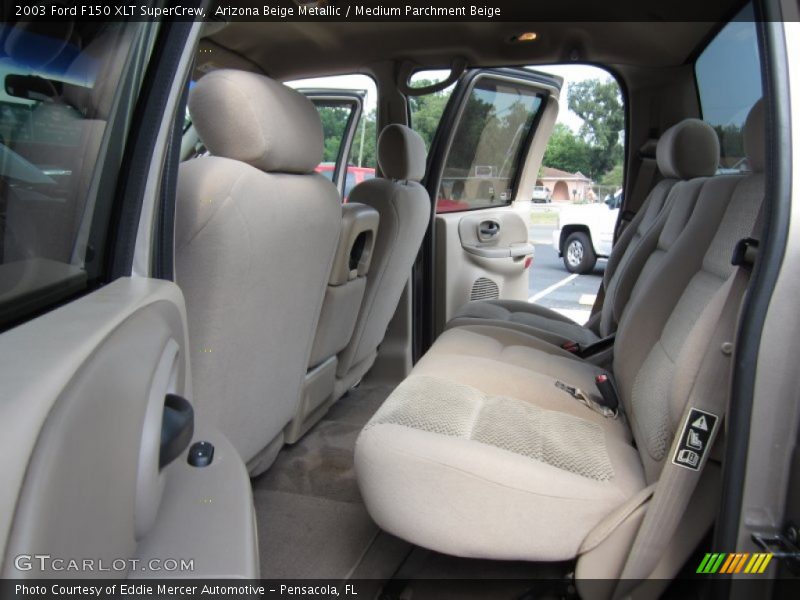 Arizona Beige Metallic / Medium Parchment Beige 2003 Ford F150 XLT SuperCrew