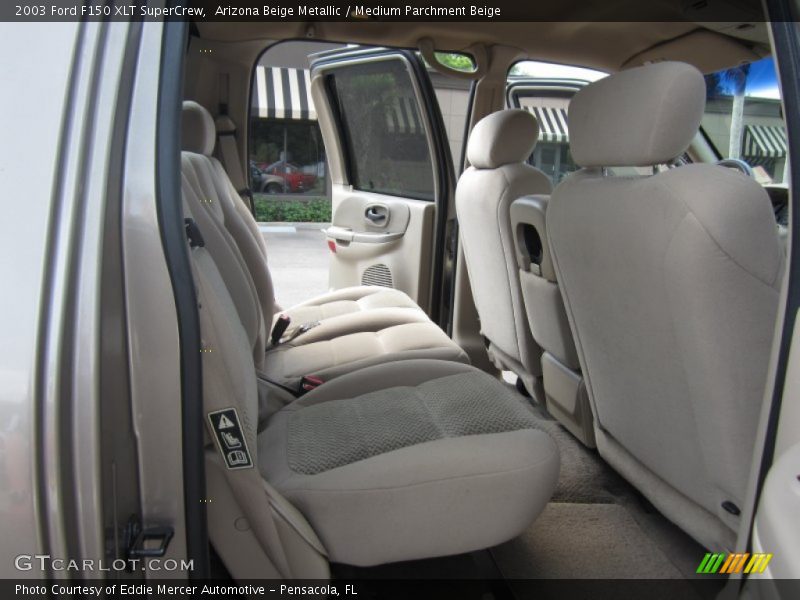 Arizona Beige Metallic / Medium Parchment Beige 2003 Ford F150 XLT SuperCrew