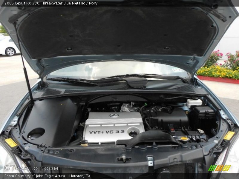 Breakwater Blue Metallic / Ivory 2005 Lexus RX 330