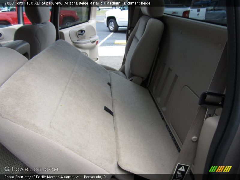 Arizona Beige Metallic / Medium Parchment Beige 2003 Ford F150 XLT SuperCrew