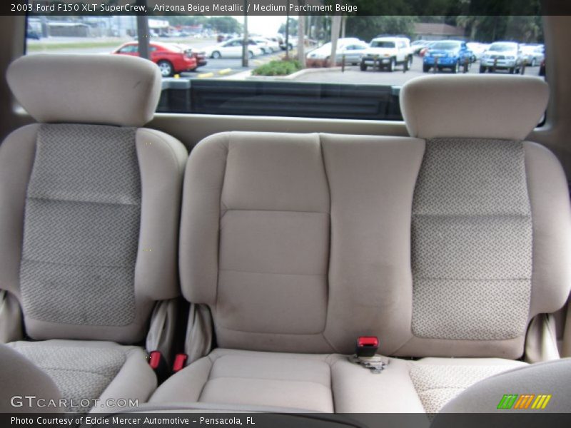 Arizona Beige Metallic / Medium Parchment Beige 2003 Ford F150 XLT SuperCrew
